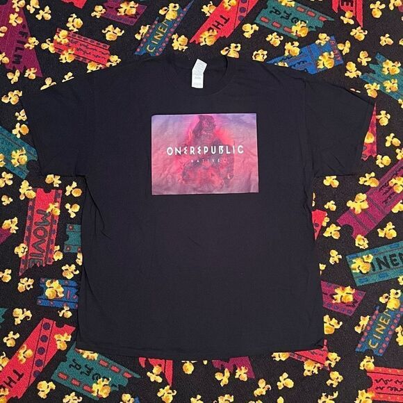 One Republic Native Black Graphic Tee Shirt / Size XL - Picture 1 of 4